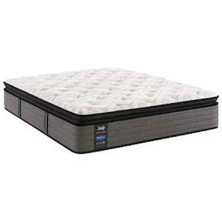 Queen 14" Cushion Firm Euro Pillow Top Pocketed Coil Mattress and Reflexion 7 Adjustable Base